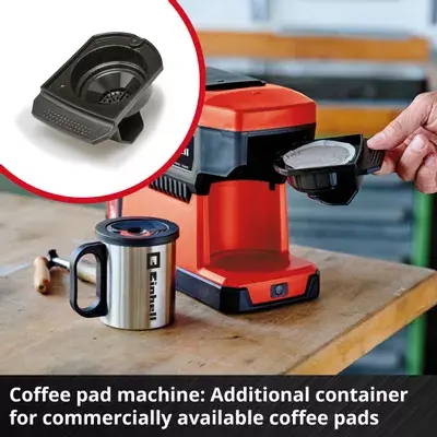 Kafijas automāts Einhell 0.24 L TE-CF 18 Li-Solo Photo 9