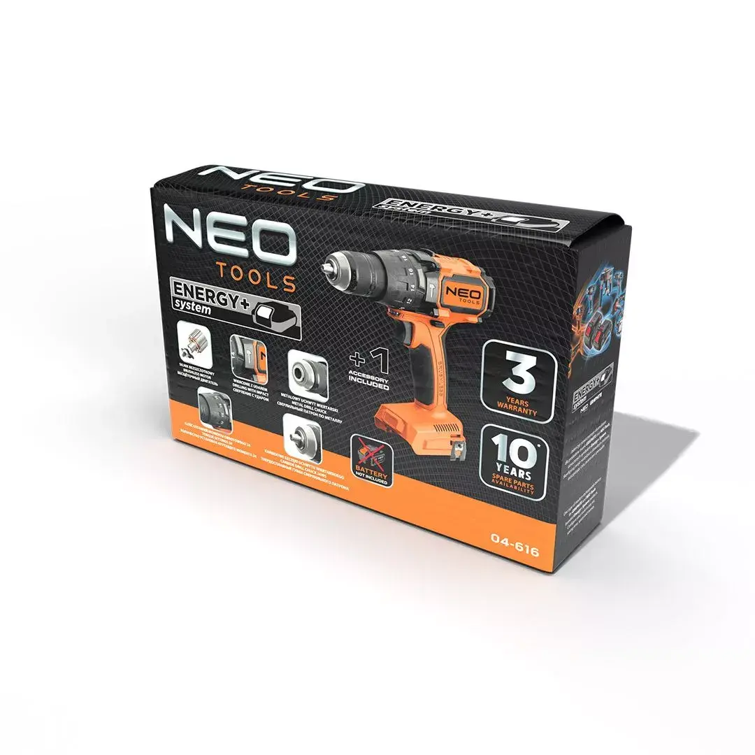 Cordless Drill Driver NEO Neo 04-616 Photo 2