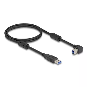 DeLOCK USB Cable Type-A male to Type-B male 90° left angled 1 m