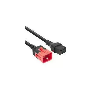 ACT Powercord C19 IEC Lock C20 IEC Lock Dual Locking черный 3 м