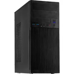 Datora korpuss Inter-Tech IT-2815 Linear Midi Tower, ATX, Micro-ATX, Mini-ITX, melns