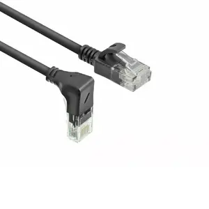 Network Cable ACT Black 5m RJ45 CAT6A U/UTP
