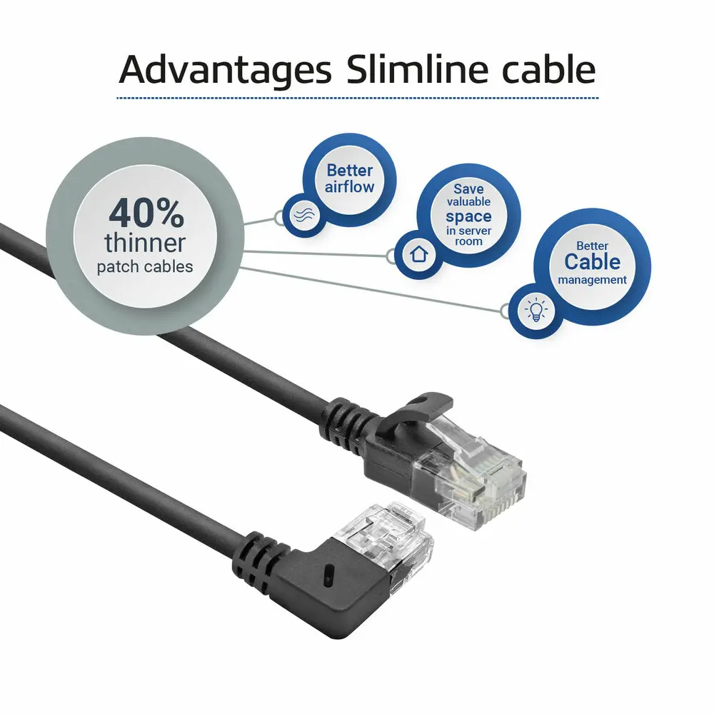 ACT DC2901 Cat6a U/UTP Slimline Patch Cable 1m Photo 8
