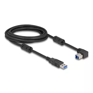DeLOCK USB Cable Type-A male to Type-B male 90° downwards angled 3 m