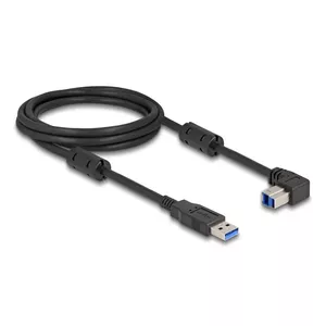 DeLOCK USB Cable Type-A male to Type-B male 90° downwards 2 m