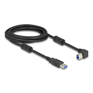DeLOCK USB Cable Type-A male to Type-B male 90° right angled 3 m