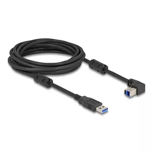 Кабель USB DeLOCK Type-A male к Type-B male 90° вверх 5 м