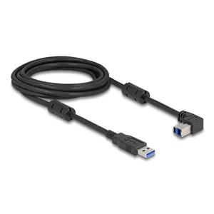 DeLOCK USB Cable Type-A male to Type-B male 90° upwards angled 3 m