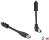 DeLOCK USB kabelis Type-A uz Type-B 90° 2 m Photo 2