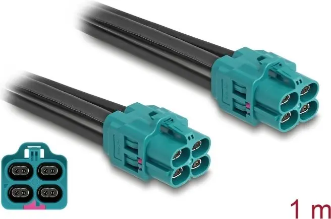 DeLOCK kabelis HDMTD Z quad jack