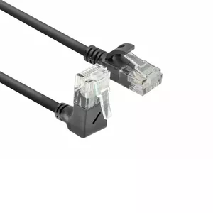 Network Cable ACT Black 3m RJ45 Cat6A U/UTP