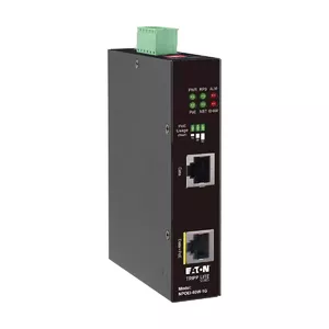 Eaton Tripp Lite NPOEI-60W-1G Industrial Gigabit PoE++ Injector, 60W, 802.3bt, DIN Rail Mount