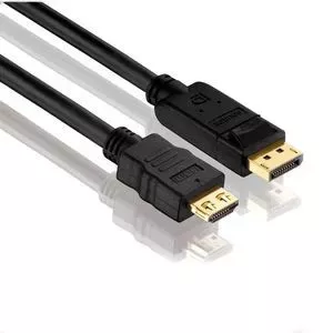 Video kabeļa adapteris PureLink PI5100-010 DisplayPort uz HDMI 1m Melns