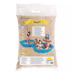 PARADISO T00801 mazgātas un žāvētas smiltis smilšu kastei 15 kg