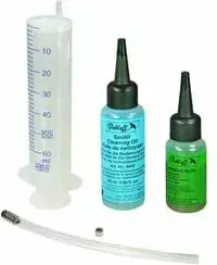 Oil service kit for Rohloff SPEEDHUB 500/14 — Okbaby ROL-8410: 25 ml year-round oil + 25 ml cleaning oil, syringe, drain plug, hose