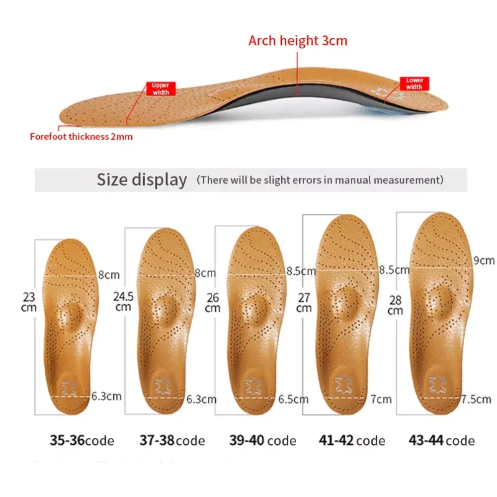 Orthopedic Leather Insoles DANWA DW-1002 Photo 4