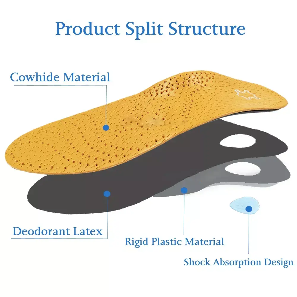 Orthopedic Leather Insoles DANWA DW-1002 Photo 5