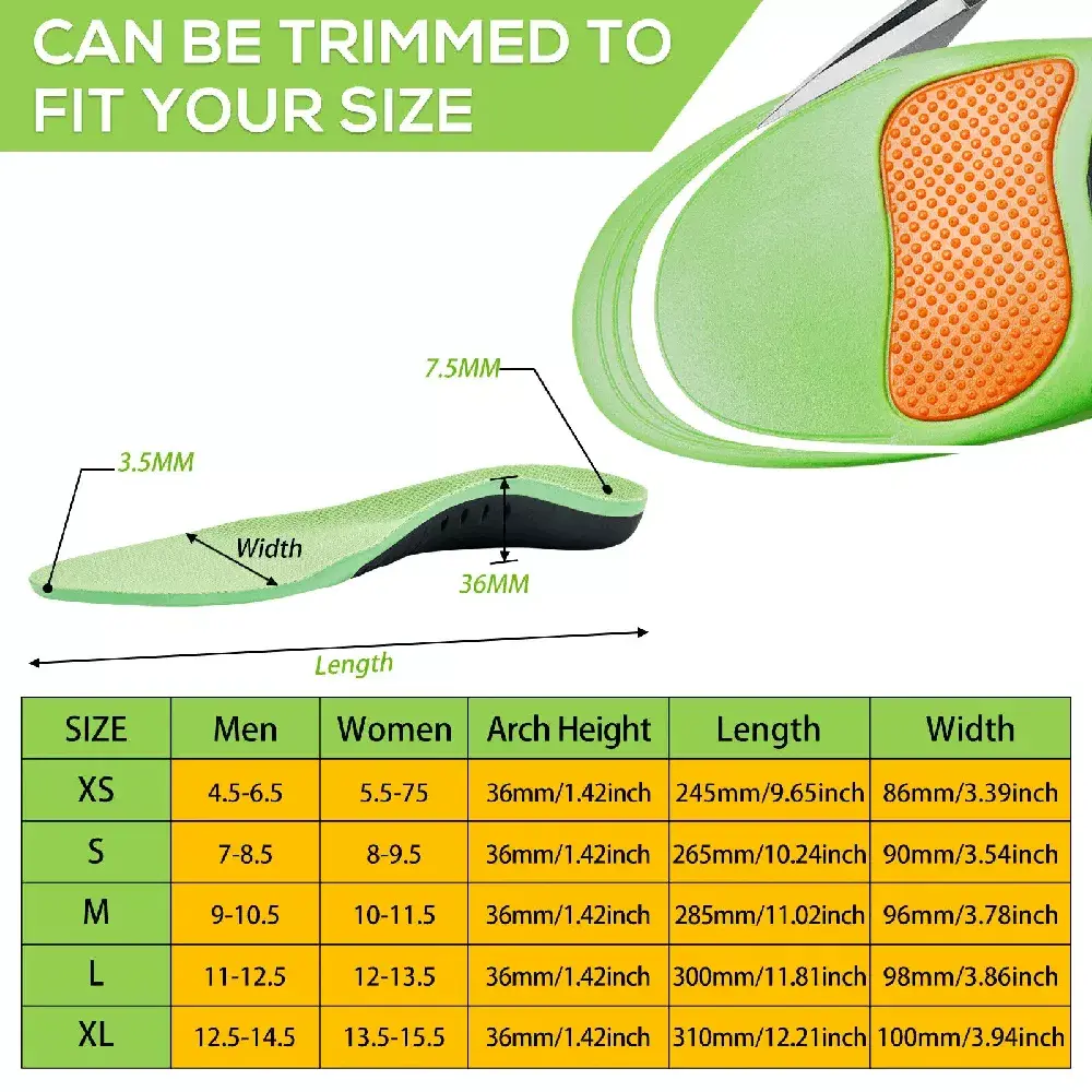 Ортопедические стельки DANWA YH-FLOI37 Comfort Support Photo 3