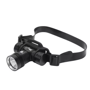 LED galvas lampa BORUiT YHX-1362 niršanai — ūdensizturīga līdz 60 m, brīvās rokas niršanas gaisma