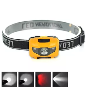 LED galvas lampa BORUiT RJ-LW601 dzeltena — 200 lūmeni, regulējama spilgtuma