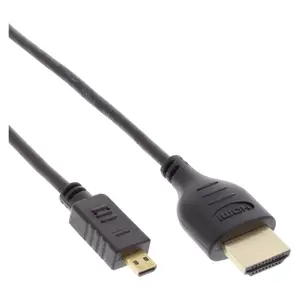 HDMI kabelis InLine 17511D 1.5m Melns/Zelts