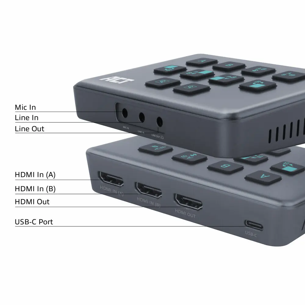 ACT AC7610 Dual HDMI USB-C Video Switcher Photo 10