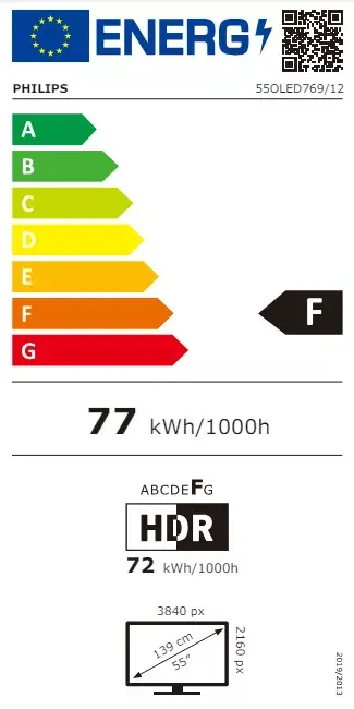 Television Philips 55OLED769/12 Photo 5