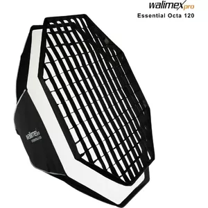 Softbokss Mantona Walimex pro Essential Octagon 120cm 360° rotējams ar šūnām un Bowens adapteri