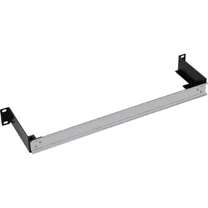DIN rail panel InLine 19106C 1U horizontal vertical Steel Black Grey