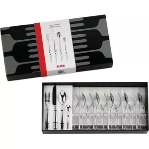 Flatware set Alessi Nuovo Milano 1 pc Stainless steel 5180S24M