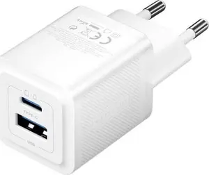Сетевое зарядное устройство Vention FEQW0-EU 30 Вт USB-C и USB-A белое