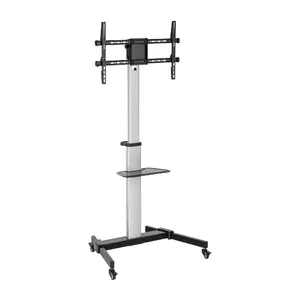 Мобильная подставка для ТВ Fellowes FS44-46TW для 37–86", нагрузка до 50 кг, регулируемая по высоте