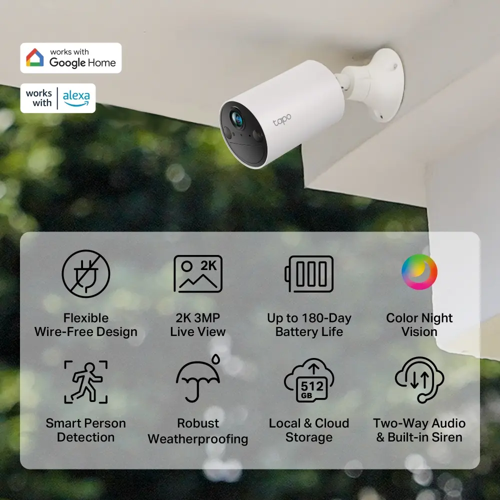 IP videonovērošanas kamera TP-Link Tapo C410 Bullet Photo 2