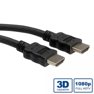 HDMI Cable ROLINE HDMI High Speed Cable with Ethernet 1 m