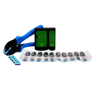 Cable crimper Lindy 43063 — handheld crimping tool, weight 1.9 kg, input 9 V