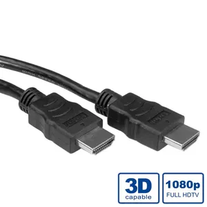 Value 11.99.5544 HDMI kabelis 7,5 m HDMI Type A (Standard) Melns