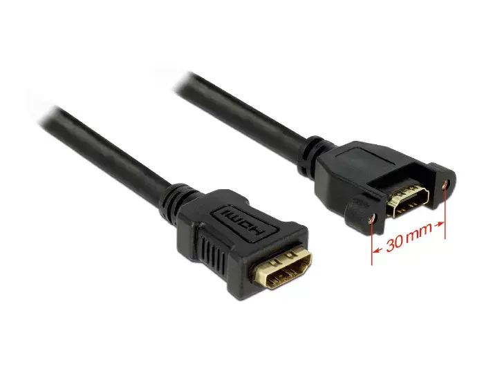 HDMI Cable DeLOCK 0.25m 2xHDMI Photo 2