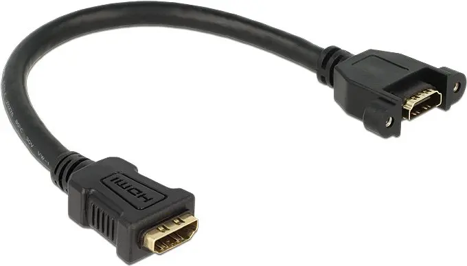 HDMI kabelis DeLOCK 0.25m 2xHDMI