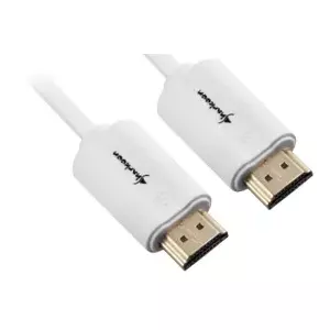 Sharkoon 1m, 2xHDMI HDMI cable HDMI Type A (Standard) White