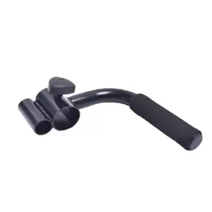 Corner bar handle THOMS DR-E624K-SH for 30–50 mm profiles, stainless finish