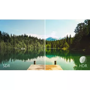 High Dynamic Range (HDR) for more lifelike colourful visuals