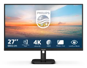 Philips 27E1N1800A/00 Компьютерный монитор 27 дюймов 4K Ultra HD IPS LED 3840 x 2160 пикселей 4 мс 60 Гц Встроенные динамики Черный