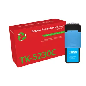 Cyan Toner Xerox Everyday Remanufactured compatible with Kyocera TK-5230C, Standard capacity, 2200 pages, 1 pc