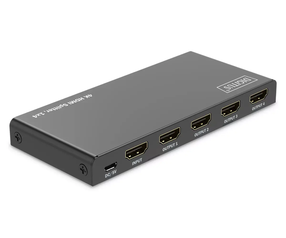 Digitus 4K HDMI Sadalītājs 1x4 Photo 2