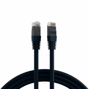 Патч-корд EFB Elektronik K8098.0 — 0.5 м, чёрный, сетевой кабель RJ45