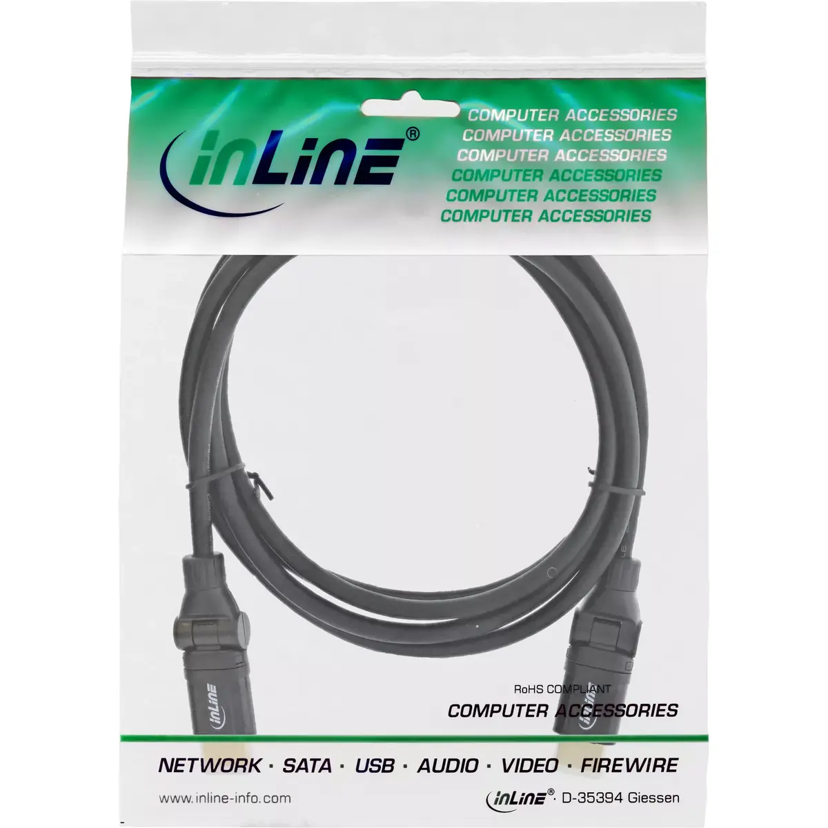 HDMI kabelis InLine High Speed rotējošs 0.5m Photo 3