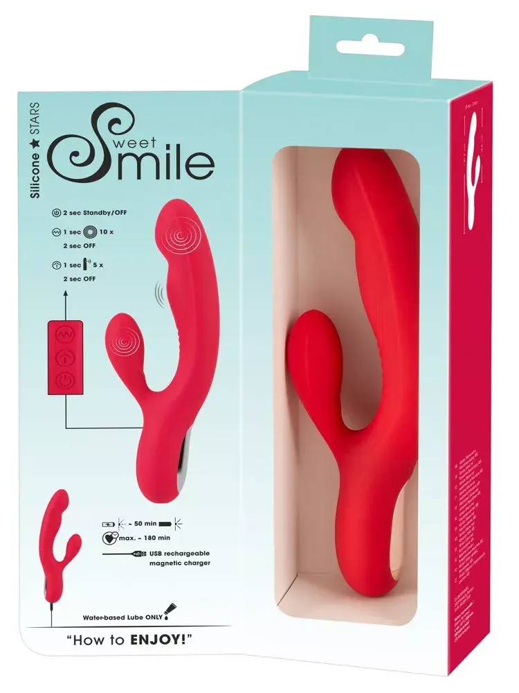 Кролик-вибратор Sweet Smile Thumping – силиконовый Photo 13