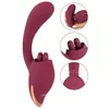 Вибратор Javida Silicone Purple — двойная стимуляция 20,6 см Photo 2