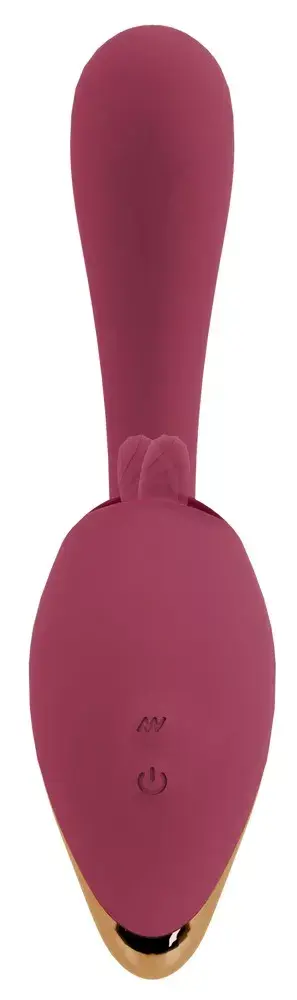 Вибратор Javida Silicone Purple — двойная стимуляция 20,6 см Photo 3
