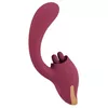 Вибратор Javida Silicone Purple — двойная стимуляция 20,6 см Photo 4